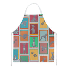 Load image into Gallery viewer, Lots of Italian Greyhound Apron – Artist-Designed Kitchen, BBQ &amp; Craft Apron