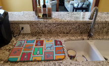Load image into Gallery viewer, Lots of Italian Greyhound Dish Drying Mat