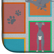 Load image into Gallery viewer, Lots of Italian Greyhound Dish Drying Mat