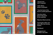 Load image into Gallery viewer, Lots of Italian Greyhound Kitchen Towel