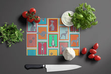 Load image into Gallery viewer, Lots of Italian Greyhound Glass Cutting Boards – Durable, Decorative Kitchen Art Large