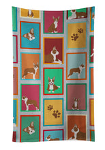 Load image into Gallery viewer, Lots of Red Boston Terrier Kitchen Towel