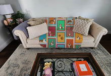 Load image into Gallery viewer, Lots of Red Boston Terrier Quilted Blanket 50x60