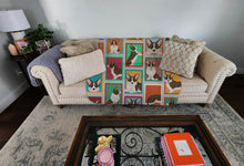 Load image into Gallery viewer, Lots of Brindle Cardigan Corgi Quilted Blanket 50x60