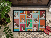 Load image into Gallery viewer, Lots of Brindle Cardigan Corgi Doormat - 18x27 Decorative Floor Mat – Indoor/Outdoor Rug with Artistic Flair