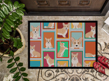 Load image into Gallery viewer, Lots of Fawn Cardigan Corgi Doormat - 24x36 Decorative Floor Mat – Indoor/Outdoor Rug with Artistic Flair