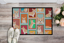 Load image into Gallery viewer, Lots of Fawn Cardigan Corgi Doormat - 18x27 Decorative Floor Mat – Indoor/Outdoor Rug with Artistic Flair