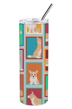 Load image into Gallery viewer, Lots of Fawn Cardigan Corgi Stainless Steel 20 oz Skinny Tumbler