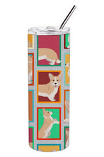 Load image into Gallery viewer, Lots of Fawn Cardigan Corgi Stainless Steel 20 oz Skinny Tumbler