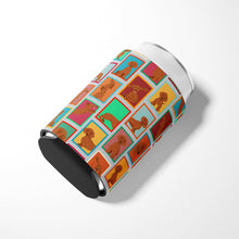 Load image into Gallery viewer, Lots of Red Dachshund Can or Bottle Hugger