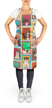 Load image into Gallery viewer, Lots of Brindle English Bulldog Apron – Artist-Designed Kitchen, BBQ &amp; Craft Apron