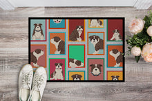 Load image into Gallery viewer, Lots of Brindle English Bulldog Doormat - 24x36 Decorative Floor Mat – Indoor/Outdoor Rug with Artistic Flair