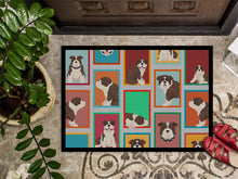 Load image into Gallery viewer, Lots of Brindle English Bulldog Doormat - 18x27 Decorative Floor Mat – Indoor/Outdoor Rug with Artistic Flair