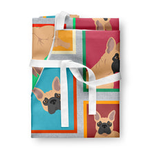 Load image into Gallery viewer, Lots of Fawn French Bulldog Apron – Artist-Designed Kitchen, BBQ &amp; Craft Apron
