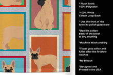 Load image into Gallery viewer, Lots of Fawn French Bulldog Kitchen Towel