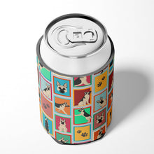 Load image into Gallery viewer, Lots of Black and Silver German Shepherd Can or Bottle Hugger