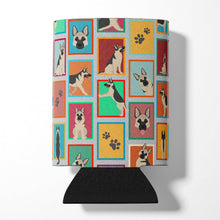 Load image into Gallery viewer, Lots of Black and Silver German Shepherd Can or Bottle Hugger