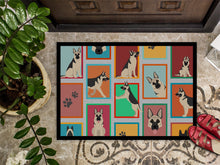 Load image into Gallery viewer, Lots of Black and Silver German Shepherd Doormat - 18x27 Decorative Floor Mat – Indoor/Outdoor Rug with Artistic Flair