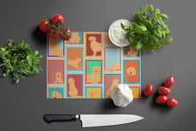 Load image into Gallery viewer, Lots of Golden Retriever Glass Cutting Boards – Durable, Decorative Kitchen Art Large