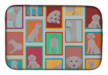 Load image into Gallery viewer, Lots of Grey Labrador Retriever Dish Drying Mat