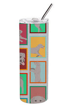 Load image into Gallery viewer, Lots of Grey Labrador Retriever Stainless Steel 20 oz Skinny Tumbler