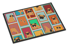 Load image into Gallery viewer, Lots of Apricot Pug Doormat - 24x36 Decorative Floor Mat – Indoor/Outdoor Rug with Artistic Flair