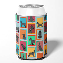 Load image into Gallery viewer, Lots of Black Schnauzer Can or Bottle Hugger