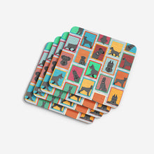 Load image into Gallery viewer, Lots of Black Schnauzer Foam Coaster