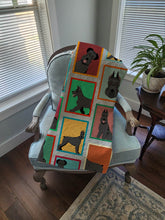 Load image into Gallery viewer, Lots of Black Schnauzer Quilted Blanket 50x60