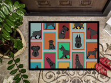 Load image into Gallery viewer, Lots of Black Schnauzer Doormat - 18x27 Decorative Floor Mat – Indoor/Outdoor Rug with Artistic Flair