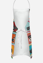 Load image into Gallery viewer, Lots of Black and Silver Schnauzer Apron – Artist-Designed Kitchen, BBQ &amp; Craft Apron