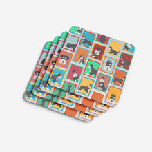 Load image into Gallery viewer, Lots of Black and Silver Schnauzer Foam Coaster