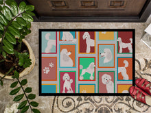 Load image into Gallery viewer, Lots of White Standard Poodle Doormat - 24x36 Decorative Floor Mat – Indoor/Outdoor Rug with Artistic Flair