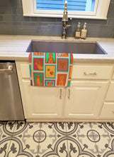Load image into Gallery viewer, Lots of Red Yorkie Kitchen Towel
