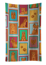 Load image into Gallery viewer, Lots of Red Yorkie Kitchen Towel