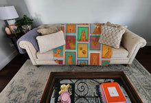 Load image into Gallery viewer, Lots of Red Yorkie Quilted Blanket 50x60