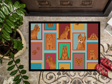 Load image into Gallery viewer, Lots of Red Yorkie Doormat - 18x27 Decorative Floor Mat – Indoor/Outdoor Rug with Artistic Flair