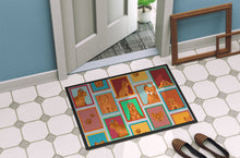 Load image into Gallery viewer, Lots of Red Yorkie Doormat - 18x27 Decorative Floor Mat – Indoor/Outdoor Rug with Artistic Flair