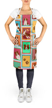 Load image into Gallery viewer, Lots of Red Border Collie Apron – Artist-Designed Kitchen, BBQ &amp; Craft Apron