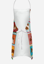 Load image into Gallery viewer, Lots of Red Border Collie Apron – Artist-Designed Kitchen, BBQ &amp; Craft Apron