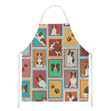 Load image into Gallery viewer, Lots of Red Border Collie Apron – Artist-Designed Kitchen, BBQ &amp; Craft Apron