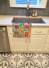 Load image into Gallery viewer, Lots of Blenheim Cavalier Spaniel Kitchen Towel