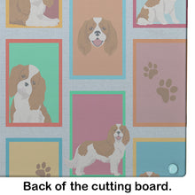 Load image into Gallery viewer, Lots of Blenheim Cavalier Spaniel Glass Cutting Boards – Durable, Decorative Kitchen Art Large