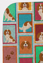 Load image into Gallery viewer, Lots of Blenheim Cavalier Spaniel Quilted Blanket 50x60