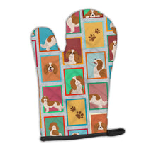 Load image into Gallery viewer, Lots of Blenheim Cavalier Spaniel Oven Mitt