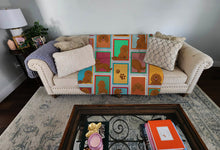 Load image into Gallery viewer, Lots of Ruby Cavalier Spaniel Quilted Blanket 50x60