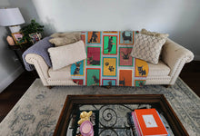 Load image into Gallery viewer, Lots of Black and Tan Chihuahua Quilted Blanket 50x60