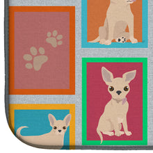Load image into Gallery viewer, Lots of Cream Chihuahua Dish Drying Mat