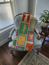 Load image into Gallery viewer, Lots of Cream Chihuahua Quilted Blanket 50x60