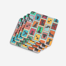 Load image into Gallery viewer, Lots of Black Great Dane Foam Coaster